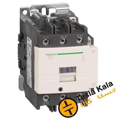 کنتاکتور قدرت، 95 آمپر اشنایدر 52 کیلووات، بوبین 110VAC ، مدل LC1D95F7